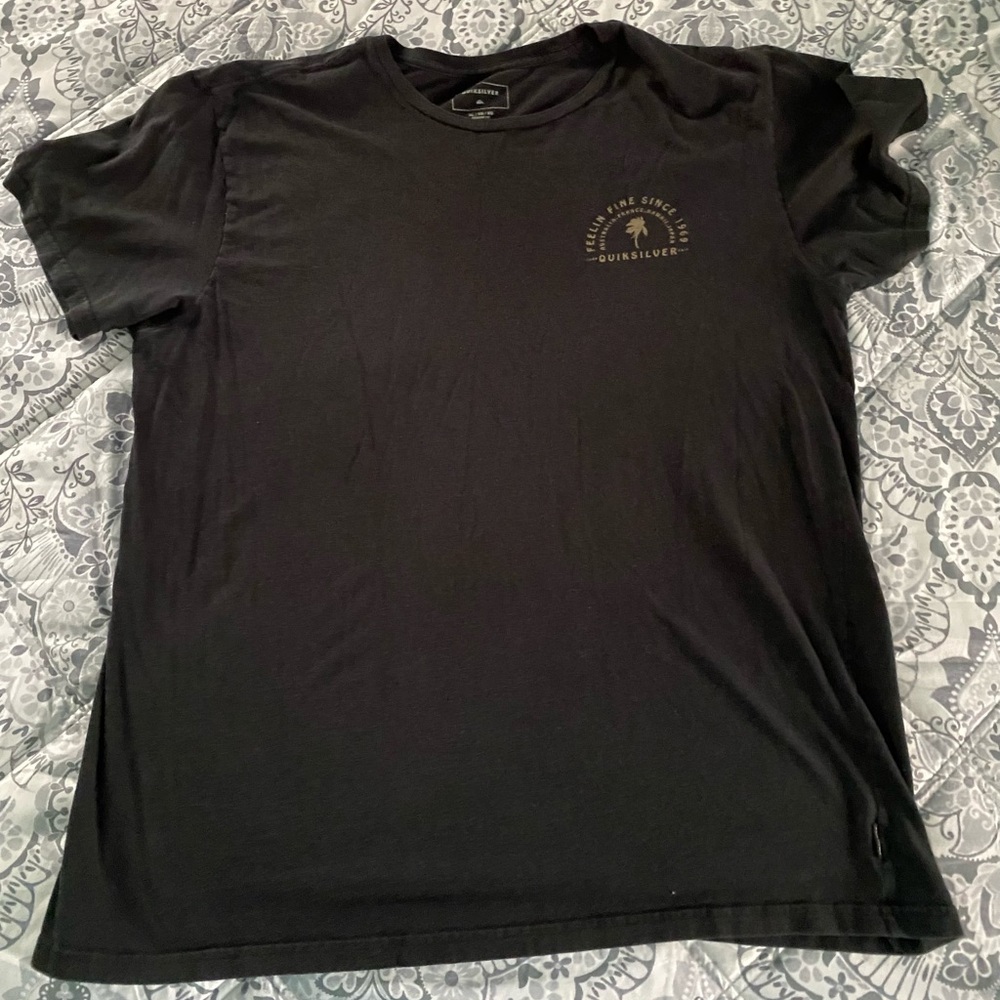 Quiksilver Black Short Sleeve Tee